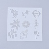 Plastic Reusable Drawing Painting Stencils Templates DIY-L026-106B-1