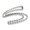 304 Stainless Steel Chain Necklaces NJEW-F242-15P-A-2