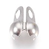 304 Stainless Steel Bead Tips STAS-WH0010-01P-4mm-1