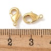 Brass Lobster Claw Clasps KK-H503-34G-02-3