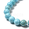 Dyed & Heated Natural Magnesite Beads Strands G-G924-01B-01-4