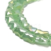 AB Color Plate Glass Beads Strands EGLA-P051-06B-C07-3