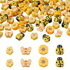 Fashewelry 100Pcs 4 Style Handmade Polymer Clay Beads CLAY-FW0001-05-1