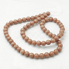 Natural Mashan Jade Round Beads Strands X-G-D263-4mm-XS27-4