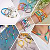 10 Strands 5 Colors Flat Round Eco-Friendly Handmade Polymer Clay Beads CLAY-SZ0002-02A-7