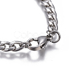 304 Stainless Steel Link Bracelets BJEW-E367-02P-4