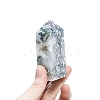 Tower Natural Moss Agate Home Display Decoration PW-WG86672-02-2