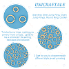 Unicraftale 30Pcs 3 Styles 304 Stainless Steel Jump Ring STAS-UN0054-61-5