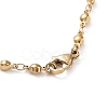 Ion Plating(IP) 304 Stainless Steel Chain Necklaces NJEW-Q335-12G-3