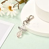 Faceted Teardrop Glass Pendants HJEW-JM00534-02-4