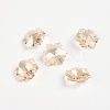 Faceted K9 Glass Charms EGLA-P026-F03-1