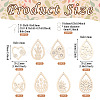 DIY Blank Earring Making Kit DIY-TA0006-18-4