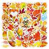 Thanksgiving Day Waterproof PVC Plastic Sticker Labels STIC-PW0003-32-1