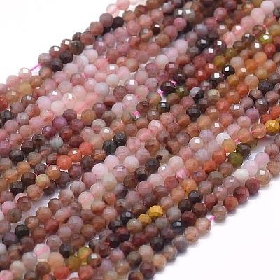 Natural Multi-Color Agate Beads  Strands G-D0013-19-1