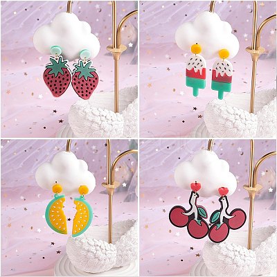 5Pcs DIY Pendant Silicone Molds DIY-SZ0006-68-1