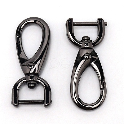 Alloy Swivel Clasps PALLOY-WH0085-80B-1