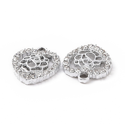 Alloy Rhinestone Charms ALRI-C008-06P-1