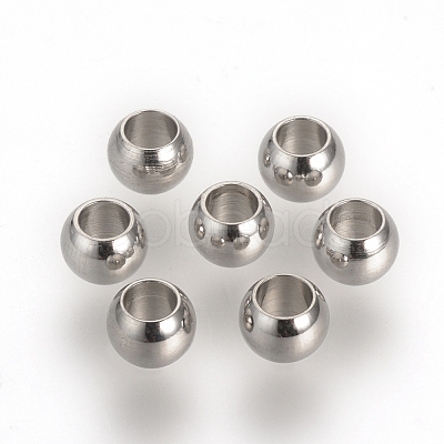 Non-Tarnish 201 Stainless Steel Spacer Beads X-STAS-R071-35-1