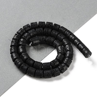 Synthetic Lava Rock Dyed Beads Strands G-H311-05B-11-1