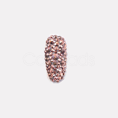 Glass Rhinestone Flat Back Cabochons RGLA-S002-04SS-41-1