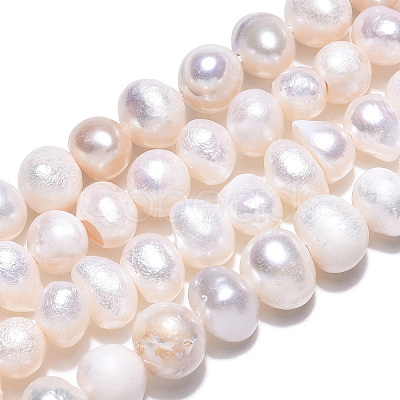 Natural Cultured Freshwater Pearl Beads Strands X-PEAR-N013-05H-1