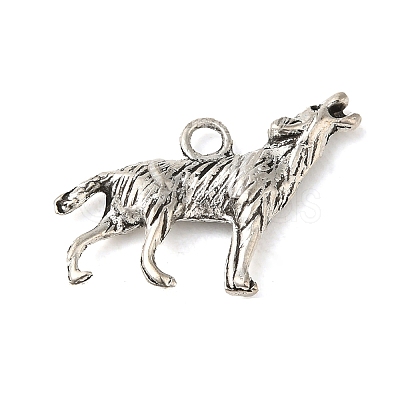 Alloy Howling Wolf Pendants EJ1753-1