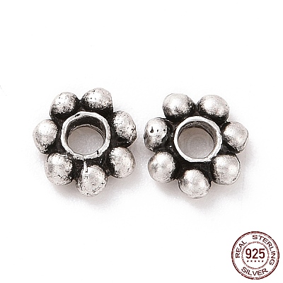 925 Sterling Silver Bead Caps STER-D036-20AS-03-1