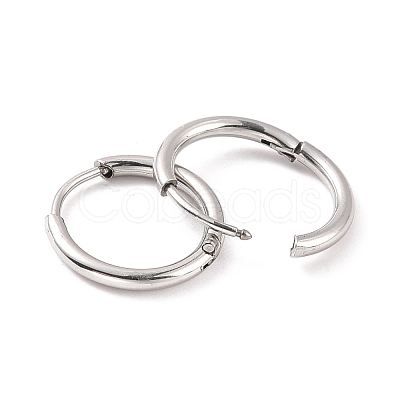 Non-Tarnish 304 Stainless Steel Huggie Hoop Earrings for Women EJEW-F280-07B-P-1