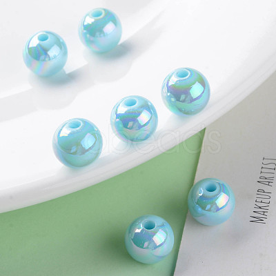 Opaque Acrylic Beads MACR-S370-D10mm-A07-1