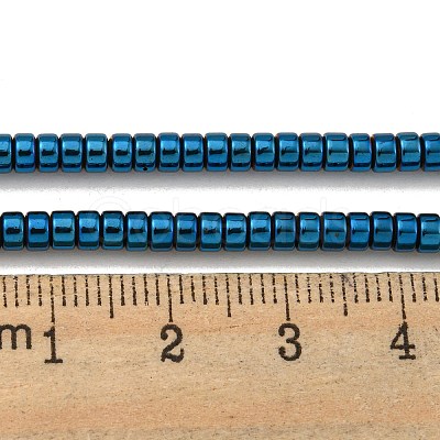 Electroplated Synthetic Non-magnetic Hematite Beads Strands G-K361-A03-01-1