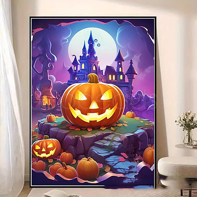 DIY Halloween Theme Diamond Painting Kit DIAM-O001-01K-1