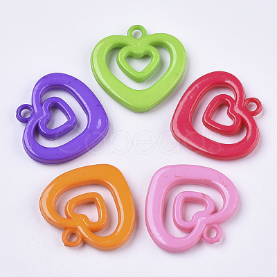 Opaque Acrylic Pendants SACR-N008-014-1