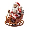 Wooden Puzzles, Children Intelligence Toys, Christmas Theme, Santa Claus, 380x280mm