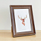 Wooden Photo Frame Stands, Home Display Decorations, Rectangle, Camel, Window: 303x201mm