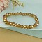 Classic Ethnic Style Faceted Glass Stretch Bracelets for Women