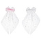 GOMAKERER 2Pcs 2 Colors Bowknot Long Mesh Tulle Bridal Veils with Hair Barrettes & Imitation Pearl, for Women Wedding Party Decorations, Mixed Color, 960x160x11.5mm, 1pc/color