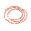Electroplate Glass Beads Strands GLAA-F092-B03-2