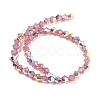 Baking Painted Transparent Glass Beads Strands GLAA-F029-TM6mm-07-2