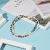 2Pcs 2 Styles Handmade Millefiori Glass & Natural Pearl & Glass Seed Beaded Necklaces Set for Women NJEW-JN04185-2