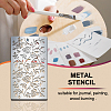 Retro Stainless Steel Metal Cutting Dies Stencils DIY-WH0242-277-4