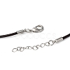 Leather Cord Necklace Making NJEW-A280-2.0mm-02-4