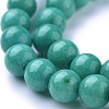 Natural Mashan Jade Beads Strands G-I227-01-6mm-A06-3