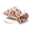 Cotton Gift Packing Pouches Drawstring Bags ABAG-B001-01B-03-4