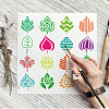 PET Hollow Out Drawing Painting Stencils DIY-WH0391-0673-7