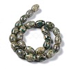 Tibetan Style dZi Beads Strands TDZI-E005-01L-4