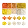 8500Pcs 10 Style Glass Seed Beads SEED-YW0001-80F-1