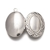 Non-Tarnish 316 Stainless Steel Locket Pendants STAS-O135-05P-4