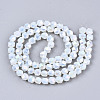Electroplate Glass Beads Strands X-EGLA-T019-07A-2
