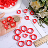 Gorgecraft 60Pcs 2 Style Silicone Pendant SIL-GF0001-43B-3