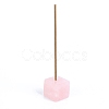 Natural Rose Quartz Incense Burners Holder PW-WG6B9B9-14-1